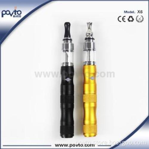 e cigarette 2013 X6 battery/kit wholesale china shop